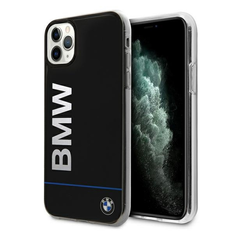 BMW BMHCN58PCUBBK Custodia rigida Apple iPhone 11 Pro Signature Printed Logo, nera