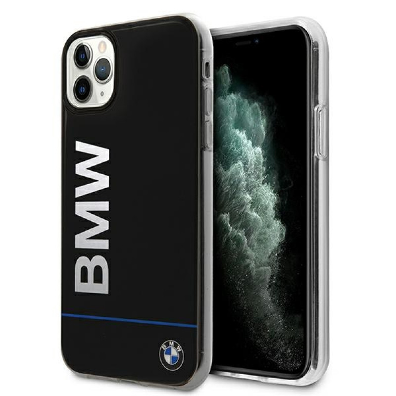 BMW BMHCN65PCUBBK Custodia rigida Apple iPhone 11 Pro Max Signature Printed Logo, nera