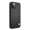 BMW BMHCP12LRCDPK Custodia rigida per Apple iPhone 12 Pro Max Leather Deboss, nera