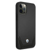 BMW BMHCP12MRSWPK Custodia rigida per Apple iPhone 12 / 12 Pro Leather Perforate, nera
