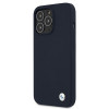 BMW BMHCP13XSILNA custodia rigida Apple iPhone 13 Pro Max Silicone Signature, blu navy