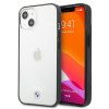 BMW BMHCP13SPCUMRBK Custodia rigida Apple iPhone 13 mini Signature Collection, trasparente