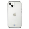 BMW BMHCP13SPCUMRBK Custodia rigida Apple iPhone 13 mini Signature Collection, trasparente