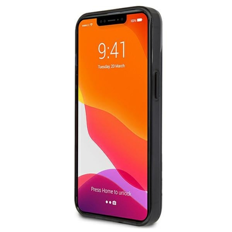 BMW BMHCP13SPCUMRBK Custodia rigida Apple iPhone 13 mini Signature Collection, trasparente