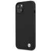BMW BMHCP13SSILBK Custodia rigida Apple iPhone 13 mini Silicone Signature, nera
