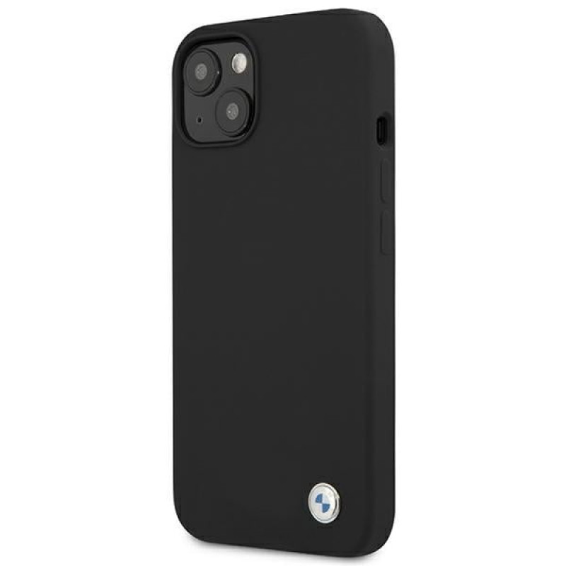 BMW BMHCP13SSILBK Custodia rigida Apple iPhone 13 mini Silicone Signature, nera