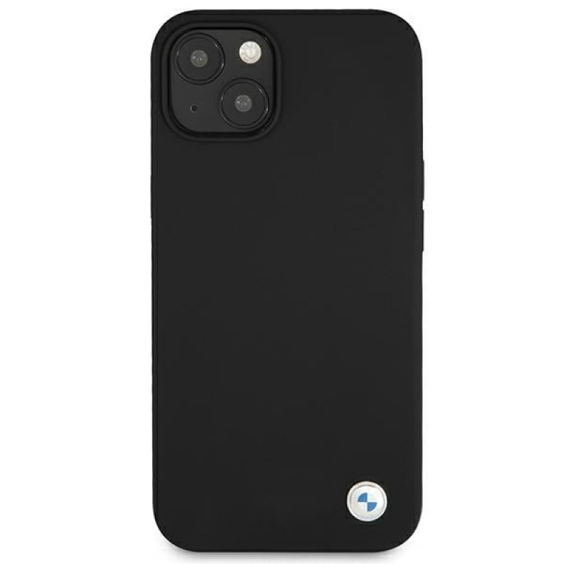 BMW BMHCP13SSILBK Custodia rigida Apple iPhone 13 mini Silicone Signature, nera