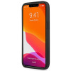 Mercedes-AMG AMHCP14LGSEBK Custodia rigida per Apple iPhone 14 Pro, Leather Debossed Lines, nera
