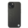 BMW BMHMP14MSLLBK Custodia rigida per Apple iPhone 14 Plus / 15 Plus, Signature Logo Imprint MagSafe, nera