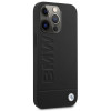 BMW BMHMP14XSLLBK custodia rigida per Apple iPhone 14 Pro Max, Signature Logo Imprint MagSafe, nera