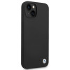 Custodia BMW BMHCP14SSILBK per Apple iPhone 14, Silicone Metal Logo, nera