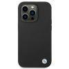 BMW BMHCP14XSILBK Custodia rigida Silicone Metal Logo per Apple iPhone 14 Pro Max 6.7", nera