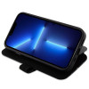 Custodia a libro BMW BMBKP14L22RVSK Leather Stamp Blue Lines per Apple iPhone 14 Pro 6.1", nera