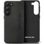 Mercedes-AMG AMHCS23SBLSCA Custodia rigida Carbon Stripe & Embossed per Samsung Galaxy S23 (S911), nera