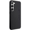 Mercedes-AMG AMHCS23SBLSCA Custodia rigida Carbon Stripe & Embossed per Samsung Galaxy S23 (S911), nera