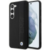 Custodia rigida BMW BMHCS23M22RDPK Leather Textured & Stripe per Samsung Galaxy S23+ (S916), nera