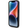 Custodia in pelle trapuntata BMW BMHCP15X22RQDK per Apple iPhone 15 Pro Max, nera
