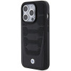 Custodia rigida BMW BMHCP15X22RPSK Leather Seats Pattern per Apple iPhone 15 Pro Max, nera