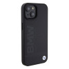 BMW BMHMP15SSLLBK Signature Logo Imprint MagSafe custodia rigida per Apple iPhone 15, nera