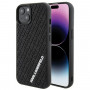 Custodia rigida 3D Rubber Multi Logo Karl Lagerfeld KLHCP15S3DMKRLK per Apple iPhone 15, nera