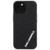 Custodia rigida 3D Rubber Multi Logo Karl Lagerfeld KLHCP15S3DMKRLK per Apple iPhone 15, nera