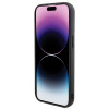 Custodia rigida 3D Rubber Multi Logo Karl Lagerfeld KLHCP15S3DMKRLK per Apple iPhone 15, nera