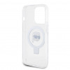 Custodia rigida Karl Lagerfeld KLHMP15LHMRSKHH Ring Stand Karl Head MagSafe per Apple iPhone 15 Pro