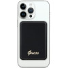 Guess GUPBM3ALGSGK Powerbank 3000 mAh, 5 W, MagSafe Metal Script Logo, nero