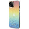 Guess GUHCP15SHDECMI IML Faceted Mirror Disco Iridescent custodia rigida per Apple iPhone 15, multicolore