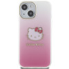 Hello Kitty HKHCP15SHDGKEP IML Gradient Electrop Kitty Head Hardcase per Apple iPhone 15 6.1", rosa