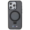 BMW BMHMP15LURSK Apple iPhone 15 Pro custodia rigida Ring Stand M Collection MagSafe, nera
