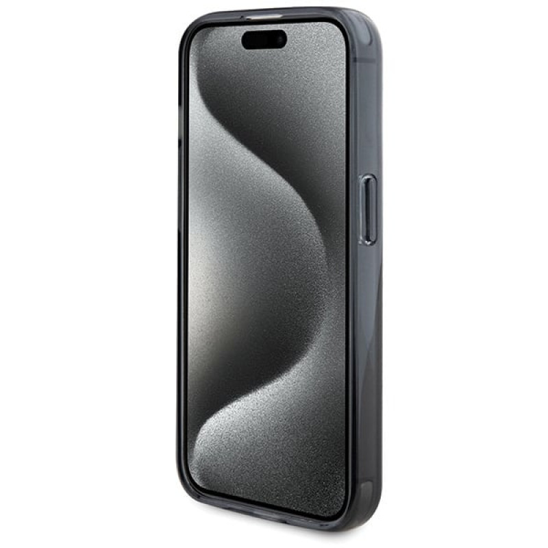 BMW BMHMP15LURSK Apple iPhone 15 Pro custodia rigida Ring Stand M Collection MagSafe, nera
