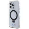 BMW BMHMP15LURST Apple iPhone 15 Pro custodia rigida Ring Stand M Collection MagSafe, trasparente
