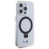 BMW BMHMP15LURST Apple iPhone 15 Pro custodia rigida Ring Stand M Collection MagSafe, trasparente