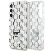 Karl Lagerfeld KLHCS23FEHNCMKLT Samsung Galaxy S23 FE (S711) custodia rigida Monogram Choupette, trasparente