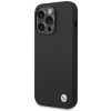 Custodia BMW BMHCP15LSILBK Apple iPhone 15 Pro Silicone Metal Logo, nera