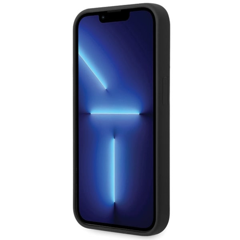 Custodia BMW BMHCP15LSILBK Apple iPhone 15 Pro Silicone Metal Logo, nera