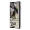 Custodia MagSafe in pelle con motivo a scacchi mono DKNY per Samsung Galaxy S24 Ultra, nera