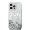 Custodia rigida DKNY per Apple iPhone 15 Pro Max Liquid Glitter Big Logo