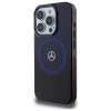 Mercedes MEHMP16X23HBIKV Custodia rigida Apple iPhone 16 Pro Max MB Double Layer BiColor MagSafe, nero blu