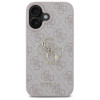 Guess GUHCP16S4GMGPI Custodia rigida per Apple iPhone 16 4G Big Logo, rosa