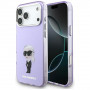 Custodia MagSafe Karl Lagerfeld KLD22568 IML Aquarelle Karl & Choupette & Logo per Apple iPhone 17 Pro Max, viola