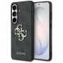 Custodia rigida Guess GUE005301 4G Big Metal Logo per Samsung Galaxy S26+, nera
