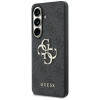 Custodia rigida Guess GUE005301 4G Big Metal Logo per Samsung Galaxy S26+, nera