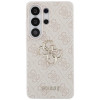 Custodia rigida Guess GUE005337 4G Big Metal Logo per Samsung Galaxy S26 Ultra, rosa