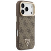 Custodia MagSafe Guess 4G PU Triangle Logo & Stand Camera per Apple iPhone 18 Pro Max / 17 Pro Max, marrone