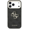 Custodia Guess 4G Big 4G Classic Logo Big Strap Metal Buttons con cinturino per Apple iPhone 18 Pro / 17 Pro, nera