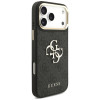 Custodia Guess 4G Big 4G Classic Logo Big Strap Metal Buttons con cinturino per Apple iPhone 18 Pro / 17 Pro, nera