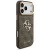 Custodia Guess 4G Big 4G Classic Logo Big Strap Metal Buttons con cinturino per Apple iPhone 18 Pro Max / 17 Pro Max, marrone