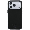 Custodia Mercedes-Benz Grill Pattern e portacarte in pelle MagSafe per Apple iPhone 18 Pro Max / 17 Pro Max, nera